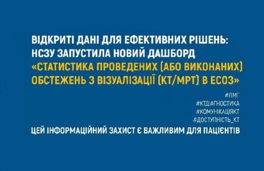 Відкриті дані для ефективних рішень: НСЗУ запустила новий дашборд